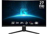 MSI Gaming Monitor G27C3F , 27" Rapid VA 1920 x 1080 (FHD) 180Hz Curvature 1500R AMD FreeSync Premium Frameless Design / 3 Years Warranty